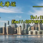 中国至加拿大整柜海运，递接物流助力跨境运输